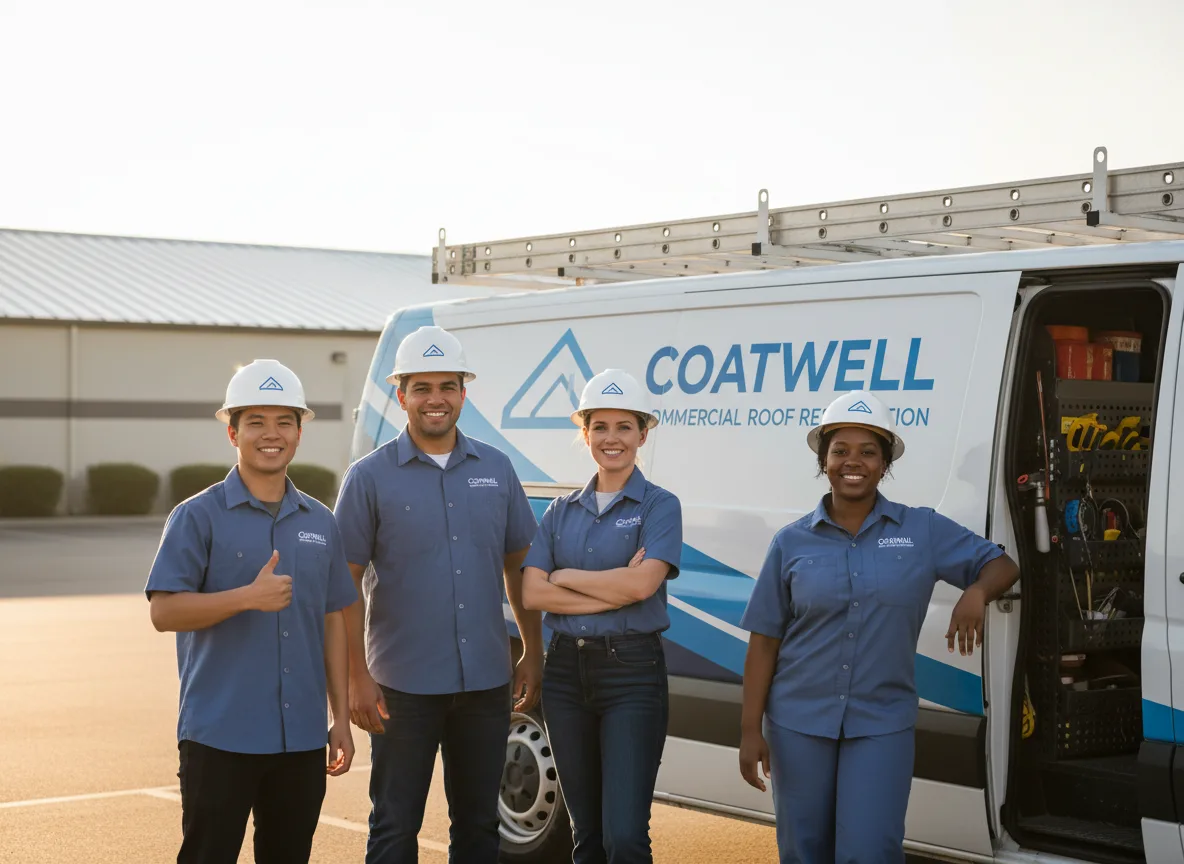 Commercial roof coating company in Burlington, KS